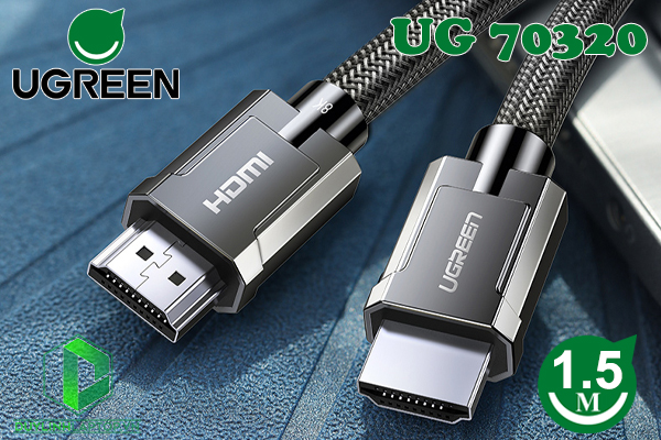 Dây Cáp HDMI 2.1 dài 1.5m độ phân giải 8K@60Hz Ugreen 70320