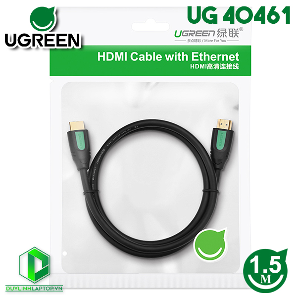 Cáp HDMI 2.0 dài 1,5m  hỗ trợ 3D,4K Ugreen 40461
