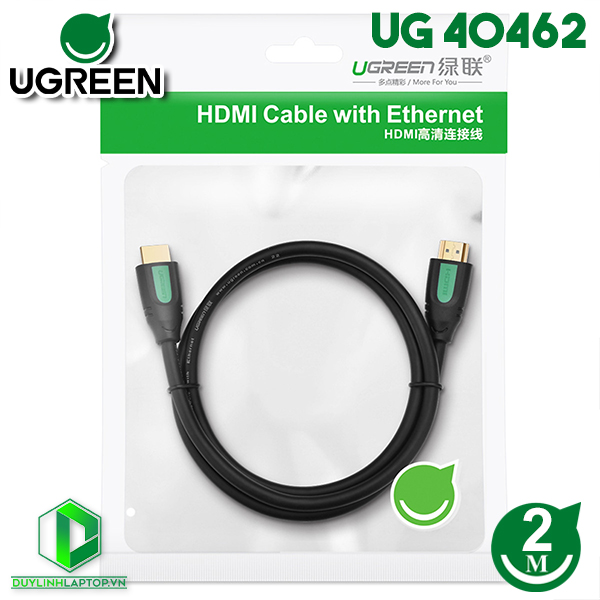 Cáp HDMI 2.0 dài 2m hỗ trợ 3D,4K Ugreen 40462