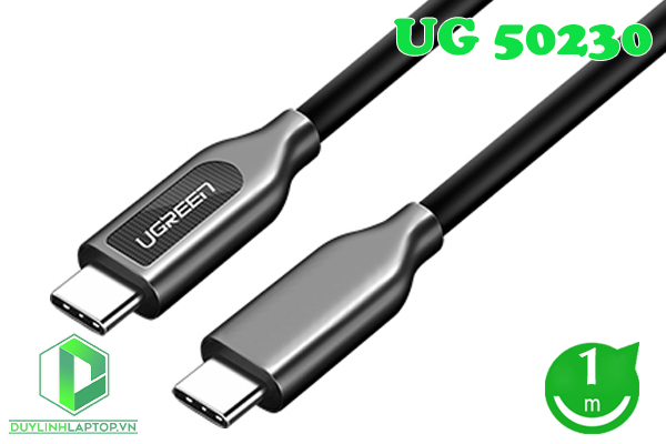 Cáp USB Type C 3.1 Gen 2 dài 1m Ugreen 50230 hỗ trợ 4K2K@60Hz