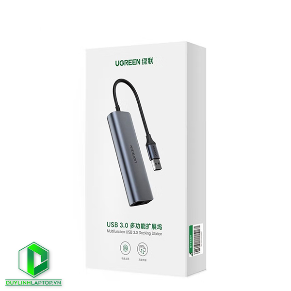 Bộ chia USB 3.0 ra 3 cổng + Lan Rj45 1000Mbps Ugreen 60719