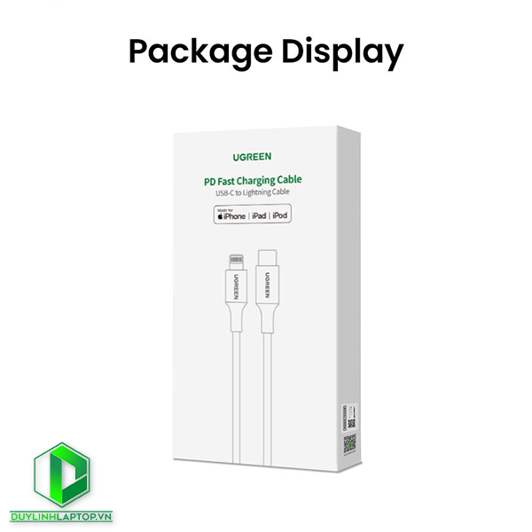 Cáp USB Type C to Lightning dài 1,5m chính hãng Ugreen 70524