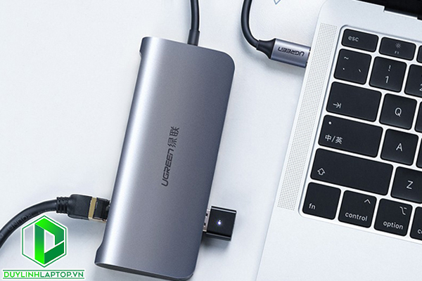 Ugreen 60557 - Cáp USB Type C to HDMI, VGA, Lan, USB 3.0, USB C