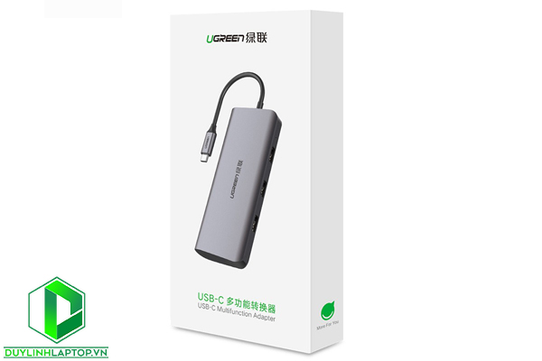 Ugreen 60557 - Cáp USB Type C to HDMI, VGA, Lan, USB 3.0, USB C