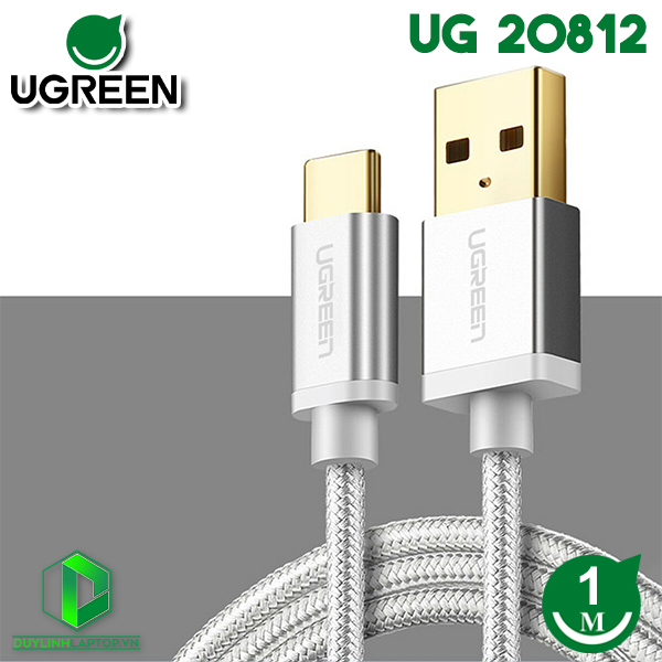 Cáp Sạc USB 2.0 To Type C 1M Ugreen 20812