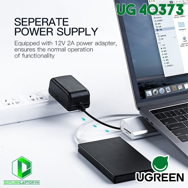 Bộ chuyển đổi đa năng USB Type C sử dụng cho Macbook Ugreen 40373