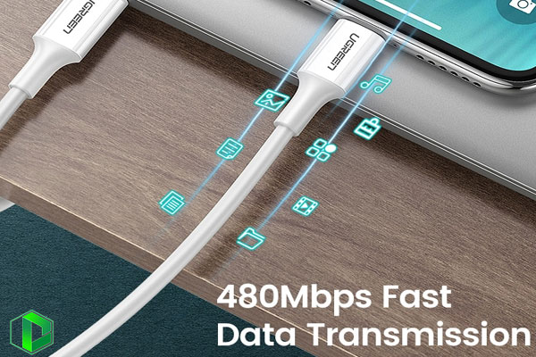 Cáp USB Type C to Lightning dài 1m chính hãng Ugreen