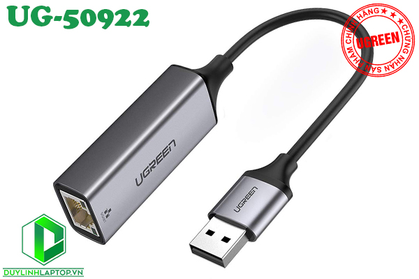 Cáp USB 3.0 to Lan chính hãng Ugreen UG-50922 tốc độ Gigabit 10/100/1000Mbps