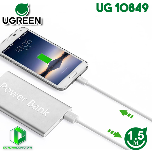 Cáp Micro USB to USB 2.0 dài 1.5m Ugreen 10849