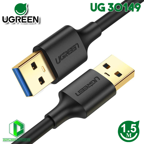 Cáp USB 3.0 hai đầu dương dài 1,5m Ugreen 30149