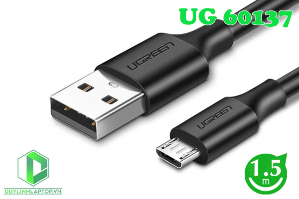 Cáp sạc nhanh Micro USB dài 1.5m chính hãng Ugreen 60137