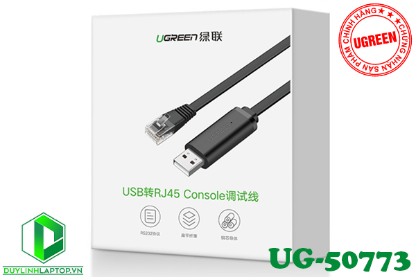 Cáp lập trình Console USB to RJ45 dài 1.5m chính hãng Ugreen UG-50773