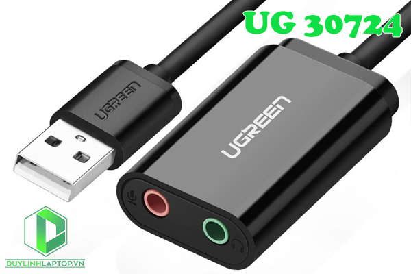 Card USB Sound 2.0 to 3.5mm Ugreen 30724