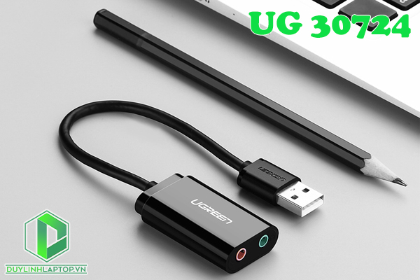 Card USB Sound 2.0 to 3.5mm Ugreen 30724