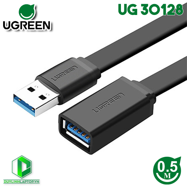 Dây nối dài Usb 3.0 dẹt dài 0,5m Ugreen 30128