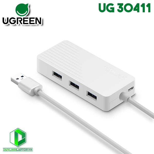 Bộ chia USB 3.0 ra 3 cổng tích hợp đọc thẻ SD/TF Ugreen 30411