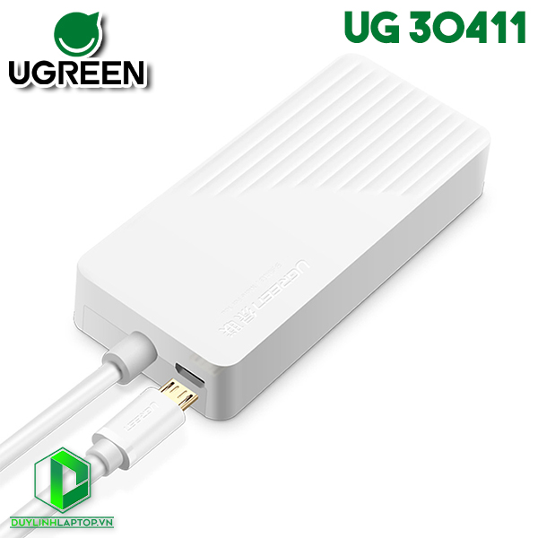 Bộ chia USB 3.0 ra 3 cổng tích hợp đọc thẻ SD/TF Ugreen 30411