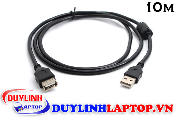 cap-noi-dai-usb-mau-den-10m