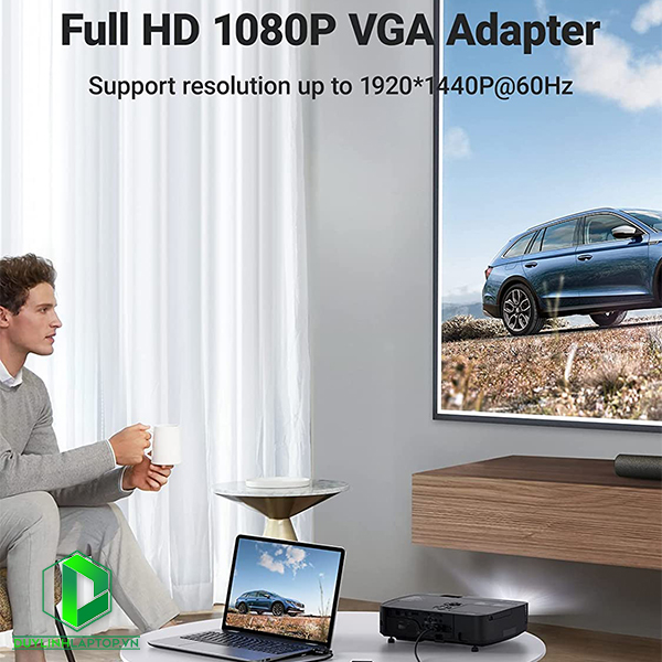 Cáp chia VGA 1 ra 2 Ugreen 20918 chính hãng hỗ trợ Full HD