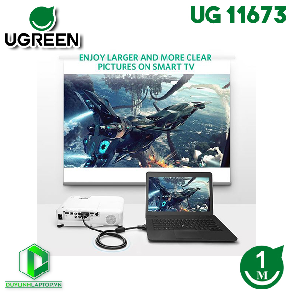 Cáp VGA dài 1m Ugreen 11673