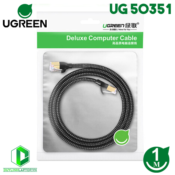 Dây mạng Cat6 dài 1m bọc lưới Ugreen 50351