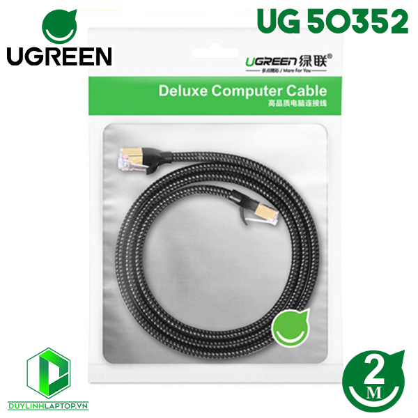 Dây mạng Cat6 dài 2m bọc lưới Ugreen 50352