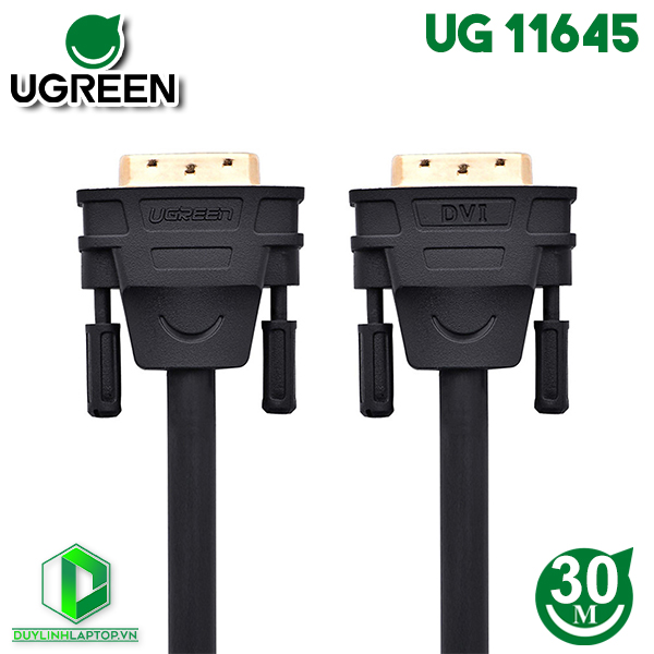 Cáp DVI 30m (24+1) hỗ trợ 2K Ugreen 11645