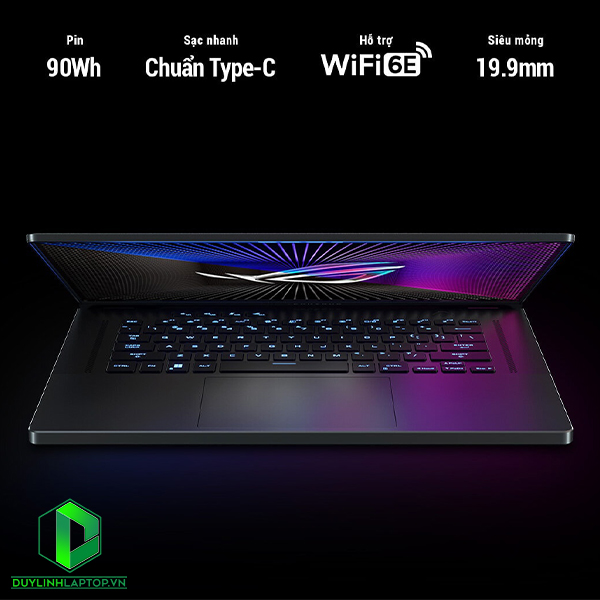 Laptop Gaming Asus ROG Zephyrus G16 2023 GU603VU N3898W | Core i7-13620H | 16GB | 512GB | RTX 4050 6GB | 16Inch FHD+ 165Hz