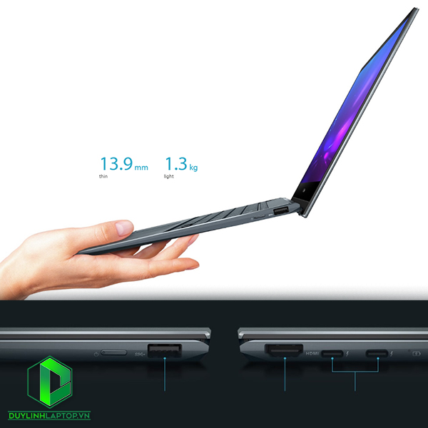 Laptop Asus Zenbook Flip UX363EA - DH51T | Core i5 - 1135G7 | 8GB | 512GB | Iris Xe Graphics | 13,3Inch OLED FHD OLED Touchscreen