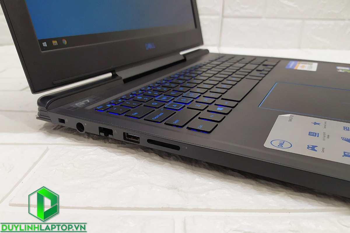 Laptop Dell Inspiron G7 7588 Core i7-8750H Geforce GTX 1050Ti 4GB RAM 8GB SSD 128GB HDD 1TB 15.6