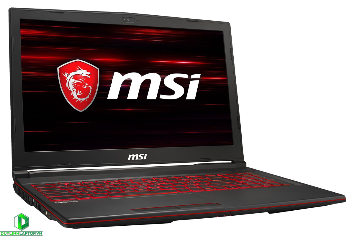 Laptop Gaming MSI GL63 | i7-9750H | RAM 16GB | SSD 128GB + HDD 1TB | GTX 1050Ti | 15,6Inch FHD