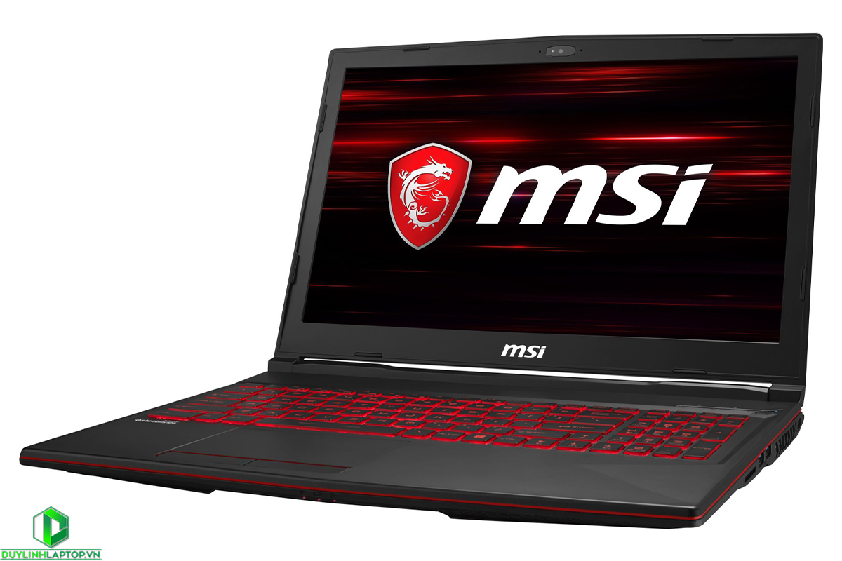 Laptop Gaming MSI GL63 | i7-9750H | RAM 16GB | SSD 128GB + HDD 1TB | GTX 1050Ti | 15,6Inch FHD