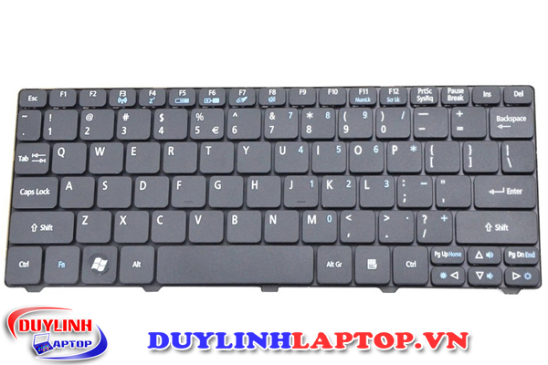 Bàn phím Acer Netbook Black US, EM 350, PADARD BELL PAV80, gateway LT32, LT3201U, ZE6 (Đen)