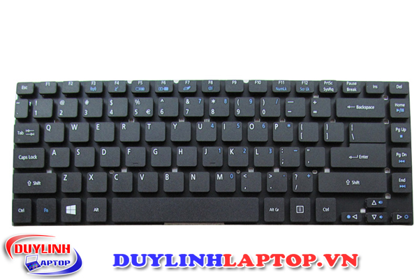 Bàn phím Acer E1-432, E1-432G, E5-411, E5-411G, E5-421, E5-421G, E5-471, E5-471G (đen)