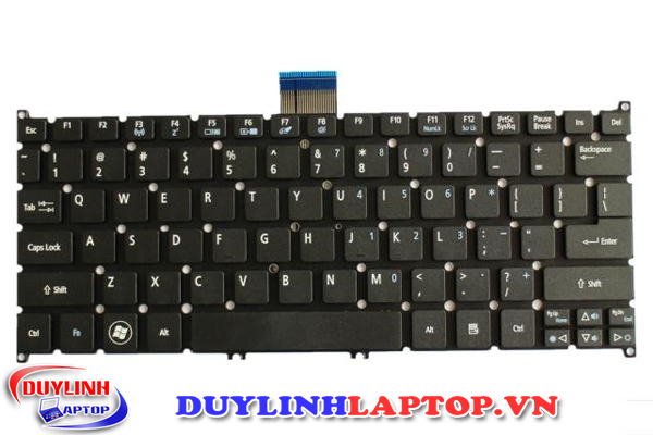 Bàn phím Acer S3, S3-951, V5-171, V5-121, V5-131, V5-122, V5-122P, One 725,  AO725, AO756 (đen)