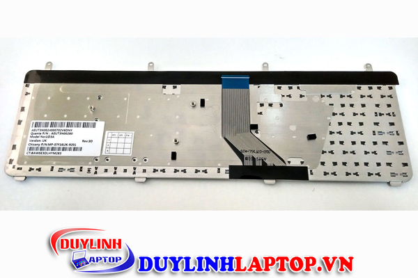 Bàn phím HP DV7-2000, DV7-3000 (Màu đen, Cáp thẳng)