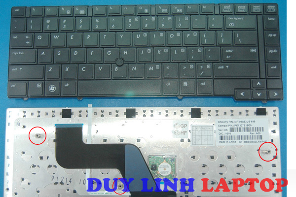 BÀN PHÍM HP 6450, 6455b, 6440b, 6455 Lắp được cho HP8440 (Không số)