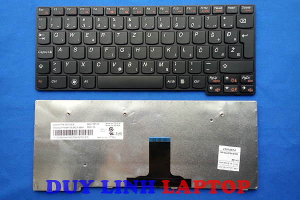 BÀN PHÍM LENOVO S10-3, S10-3S, U160, U165, s260(ĐEN, Tiếng anh)