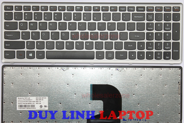 BÀN PHÍM LENOVO Z500, Z500A, Z500G, Z500, U510 P500