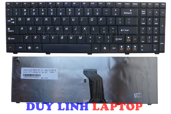 BÀN PHÍM LENOVO Z560, Z565, G575AL G575GL G575GX, Z550, G560, G570 (Phím nổi)