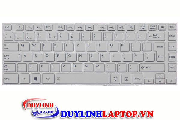 Bàn phím Toshiba L840 (Trắng), M800, M840, L800, L830, C800, M805, L805, C840, L845, U840