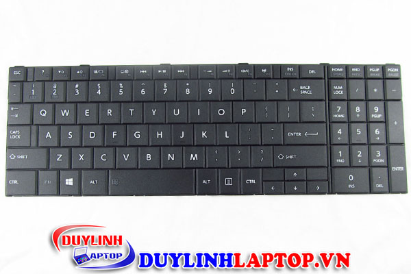 Bàn phím Toshiba Satellite C50-B, C50, C50D-B, C55-B, C55D-B (Chân ốc trên dưới)