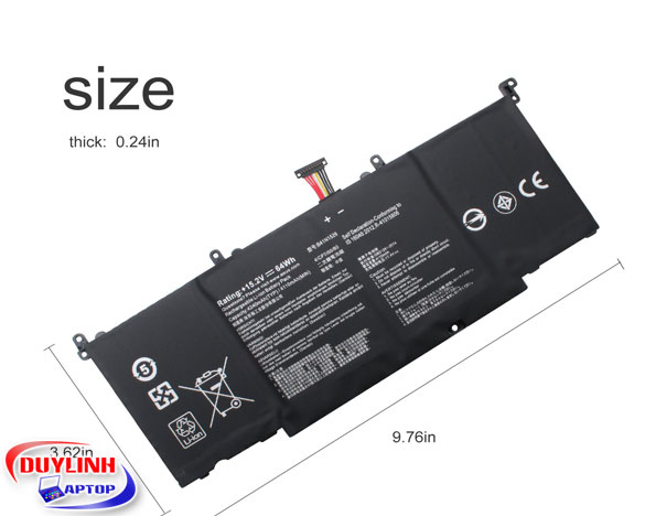 Pin ASUS B41N1526,GL502V S5VT6700 GL502 GL502VM