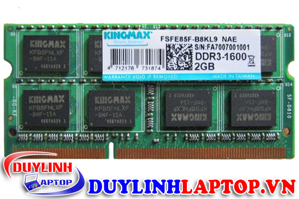Ram Kingmax 2GB DDR3 BUS 1600