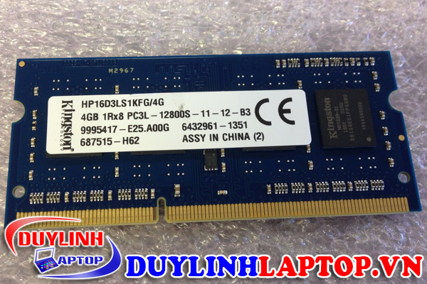 Ram Kingston 4GB DDR3L Bus 1600