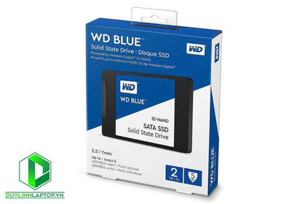 Ổ cứng SSD Western Blue 2TB 2.5 inch 3D NAND SATA3 WDS200T2B0A (Đọc 560MB/s- Ghi 530MB/s)