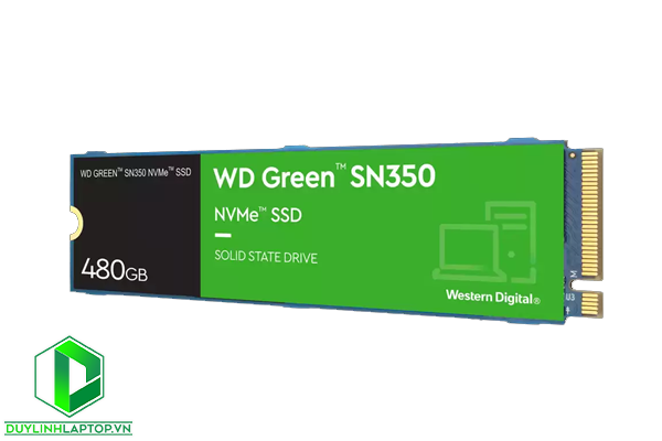 Ổ SSD Western Green SN350 480Gb PCIe NVMe™ Gen3x4 M2-2280 WDS480G2G0C
