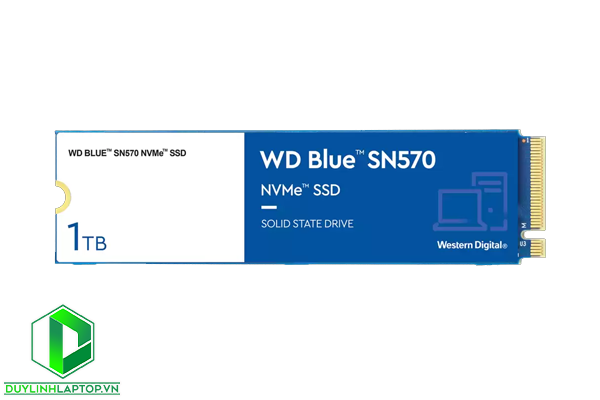 Ổ SSD Western Blue SN570 WDS100T3B0C 1TB PCIe NVMe™ Gen3x4 M2-2280