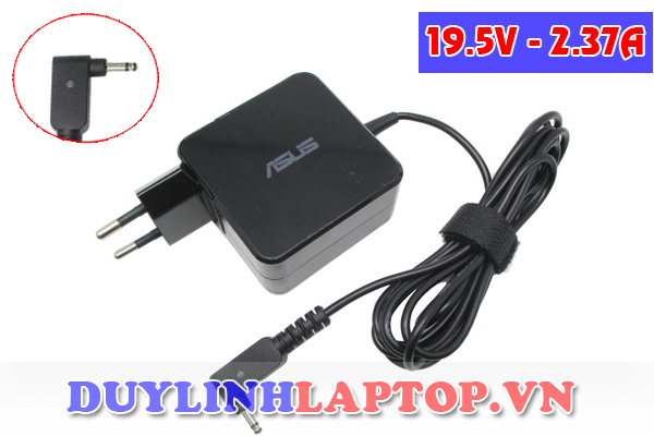 Sac laptop Asus 19.5V - 2.37A loại vuông chân 3 khấc chính hãng giá rẻ