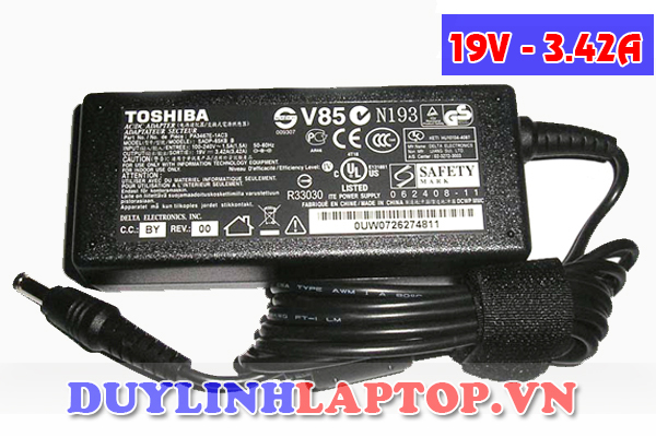 Sac laptop  Toshiba 19V - 3.42A  chính hãng giá rẻ